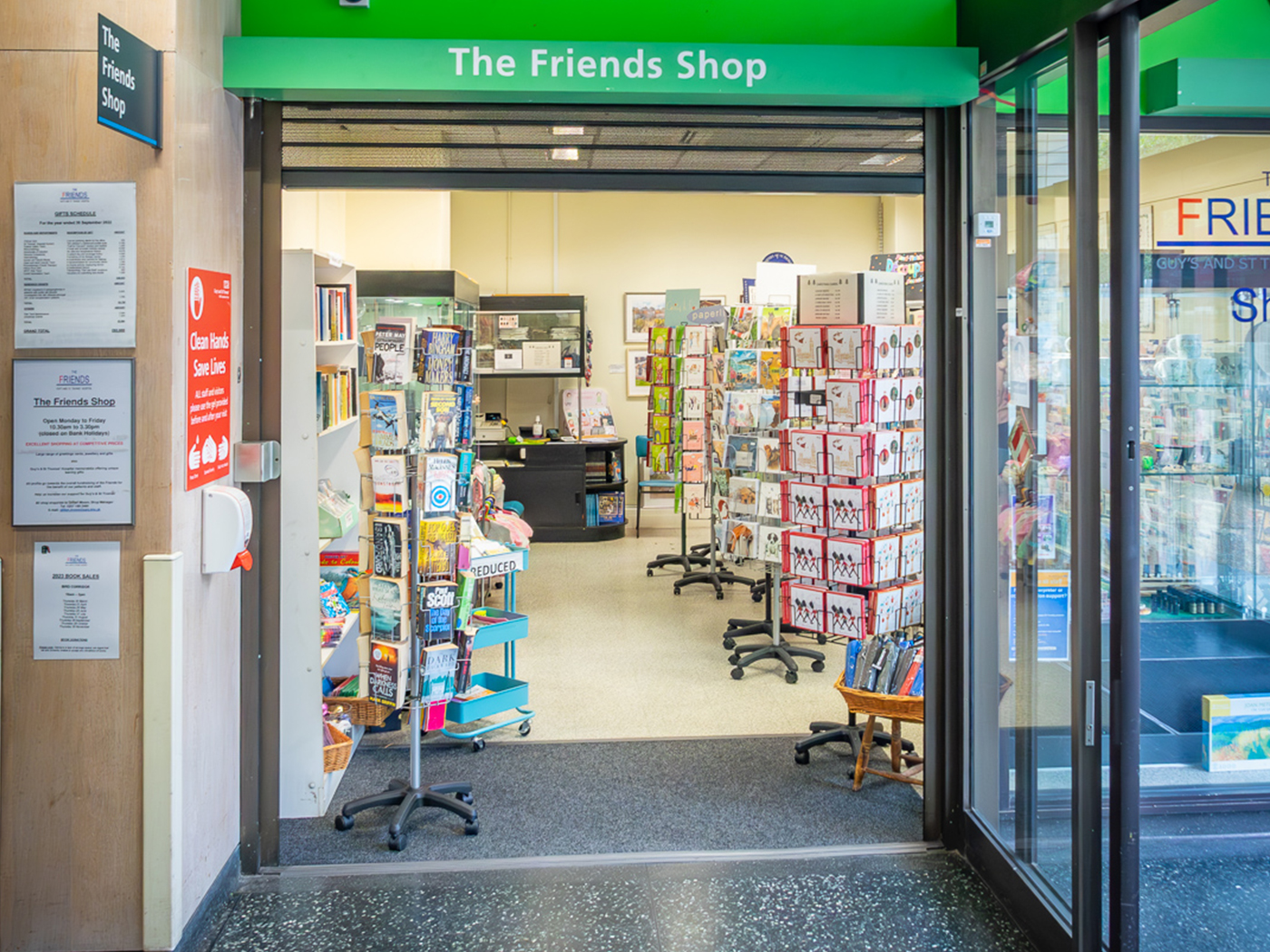 Support Us By Visiting The Friends Shop Online